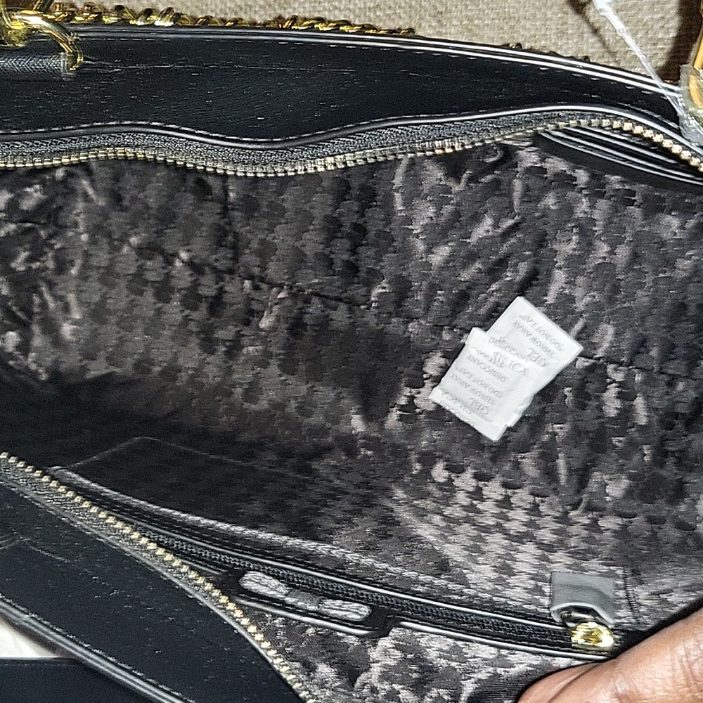 Gorgeous Black Karl Tote Bag ๐SOLD - Picture 8 of 11